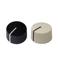 Boutons rotatifs pour équipement audio 1083, trou d'axe 6x18 dents