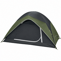 Tente de camping dôme imperméable OEM pour 6 personnes, tente familiale autoportante, grande tente de camping 3 saisons pour les voyages en voiture
