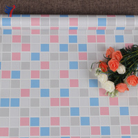 Jinyi H1367 Mosaïque pour Carreaux de Cuisine Dosseret Salle de Bain Mur Peler et Coller Adhésif Vinyle Contact Papier Peint