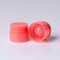 Pot de baume à lèvres de nuit en plastique PP, format mini 6g, saveur pêche, emballage haut de gamme pour masque de nuit pour les lèvres