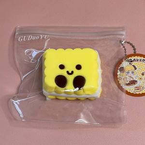 CHENXI Juguete de Silicona con Textura Cremosa Kawaii, Nuevo Diseño de Galleta, Educativo, Antiestrés/Antiansiedad, Alivio de Presión, Regalo - Product Image 3