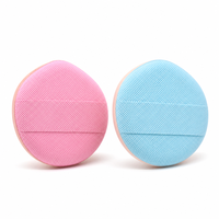 Éponge de maquillage ultra douce JLY Diamond Grid Flocking Air Cushion Puff avec bordure crème pour maquilleurs professionnels, salons de beauté, OEM personnalisé