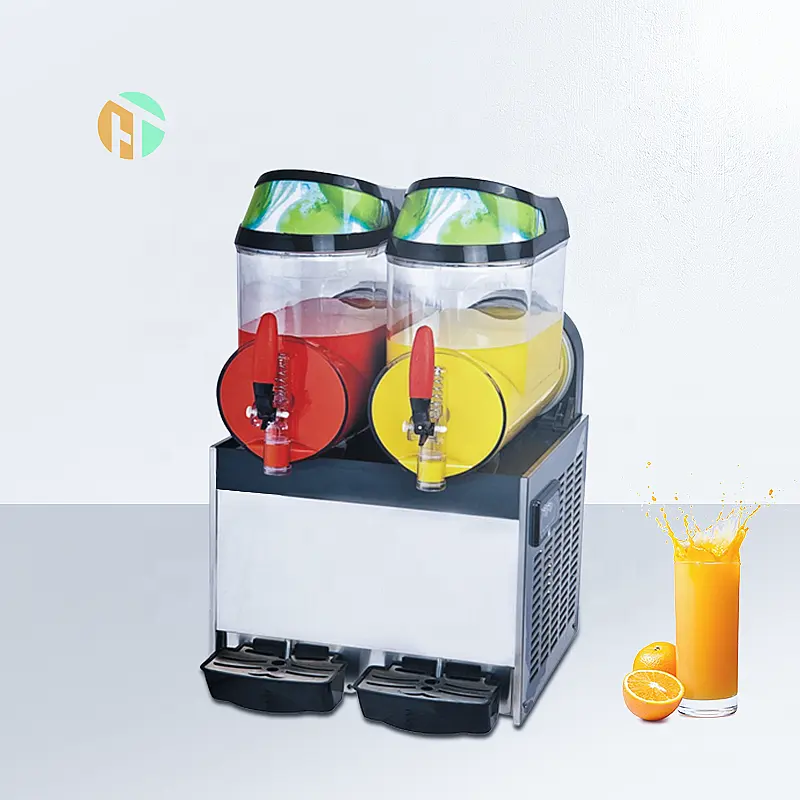 Toptan ticari ucuz endüstriyel kullanılan dondurulmuş içecek slush slush otomat buz puppyie maker makinesi