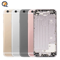 Boîtier de cadre de panneau arrière pour iPhone 6/6s/7/8 Plus/X/XS/XR/11/12/13/14/15 Pro Max Design en verre avec contour de barre