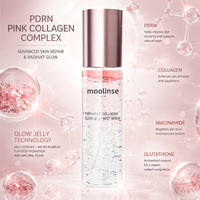 Sérum en Brume Gelée OEM Rose PDRN Collagène |   Spray éclat double texture Niacinamide Glutathion Céramide Acide hyaluronique |   Visage