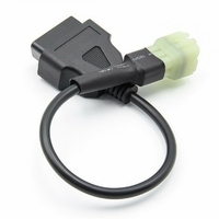 Cable Adaptador de Diagnóstico para Motocicleta OBD2 de 16 Pines a 6 Pines, J2534 CAN FD, Lector de Códigos, Escáner, Conector