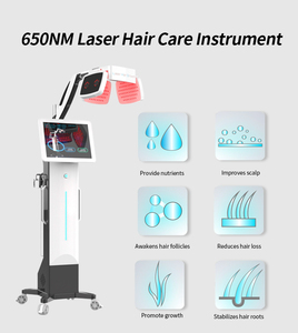 Máquina Profesional de Tratamiento Capilar 650nm 2025 con Carcasa Metálica y Funciones de Enfriamiento para el Crecimiento del Cabello - Product Image 2