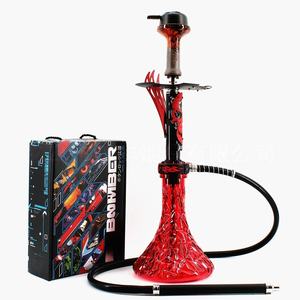 Original Russia El Bomber Apocalypse Hookah Setup Japanese Style Metal Premium Bar Lounge <b>Shop</b> Smoking Elbomber Hookah Shisha - Product Image 3