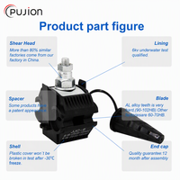 Pince de perçage isolée étanche PUJION JJC-3 pour câbles ABC – Accessoires de connexion de câbles électriques isolés