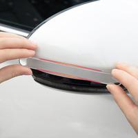 Autocollants de protection anti-rayures pour poignée de porte de voiture, protection en fibre de carbone, autocollants pour voitures, bande de protection anti-collision pour poignée de voiture