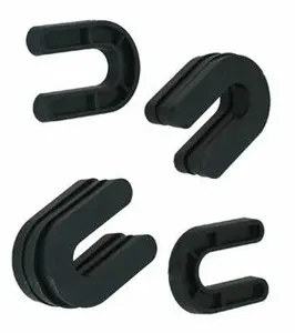 U-shaped Plastic Shim Building Materials YS 4.0 MM Packer U Shims Horseshoe Shaped Plastic Window Packers