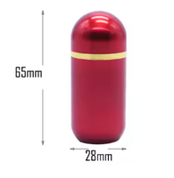Prix de gros usine distributeur de supplément de capsule de pilule 30ML60ML flacon de pilule bouteille en plastique scellée portable en forme de balle