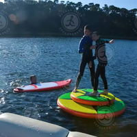 Disque de surf gonflable à faible quantité minimale de commande durable pour 1 personne pour les sports nautiques