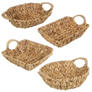Hometrend Plateau en jacinthe d'eau de haute qualité Forme et couleur personnalisées Paniers de rangement élégants à vendre au Viet Nam - Product Image 3