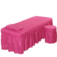 Couvre-lit personnalisé Lit de massage en velours pour salon de beauté