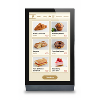 Kiosco de Exhibición Publicitaria de Sobremesa de 10.1 Pulgadas con Pantalla Táctil para Menú de Restaurante, 2+16G, CE, FCC
