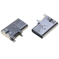 Fabricant professionnel de connecteurs USB Type C 14P femelle à 180 degrés, prise latérale DIP L=14.0, vente en gros 2/4/6/8/12/16/24 broches