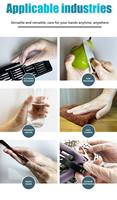 Fournitures médicales, gants d'examen médical, gants de sécurité en vinyle, sans poudre, transparents, jetables