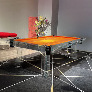 Nouveauté 2026 : Table de billard de luxe moderne de 8 pieds en verre trempé pour intérieur – Ventes flash usine - Product Image 1