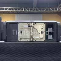Vera20 Dual 10 pouces, enceinte active Line Array 2 voies, 2000W de puissance de crête, 139dB, 63Hz-18kHz, enceinte active PA en bois de bouleau
