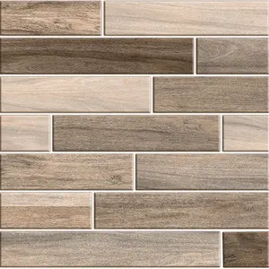 กระเบื้องปูพื้นเซรามิกดีไซน์อิฐกันไฟคลาสสิกโมเดิร์น ขนาด 500x500 มม. ผิวด้าน ป้องกันการลื่น เกรด AAA สำหรับโรงแรมและห้องนั่งเล่น - Product Image 1