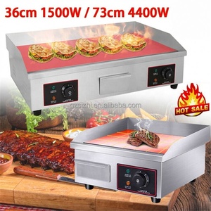 Sizhi profesional comercial de acero inoxidable encimera <span class=keywords><strong>Teppanyaki</strong></span> Grill placa completa plancha eléctrica para restaurante - Product Image 6