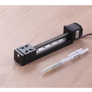 Micro precisione 28 lineare passo-passo guida del motore guida del tavolo scorrevole a forma di T filo elettrico modulo guida scorrevole - Product Image 3