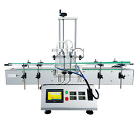 Machine de remplissage et de bouchage de bouteilles de petite taille en verre et en plastique pour eau, huile, jus, liquide, machine de remplissage d'huile pour engrenages de table YK