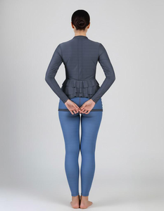 Maillot de bain musulman OEM Kilang Jahit Pukal, couvrant les épaules, décontracté, automne, tissu tricoté respirant, prix d'usine, fiable - Product Image 4