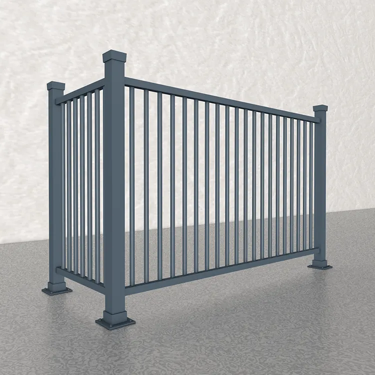 Barandilla de hierro inferior de alta calidad, diseño de barandilla para balcón, parrilla