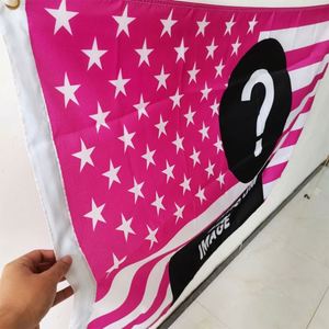 Banderas Personalizadas de Poliéster de 3x5 Pies con Texto y Bandera Rosa para Dormitorios Americanos - Product Image 5
