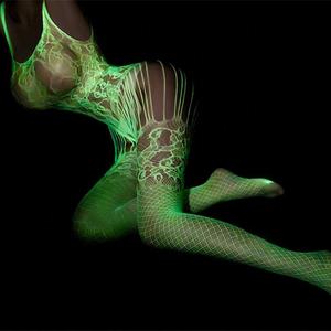 Glow-in-the-dark kousen, lingerie, bodystocking, lichtgevende kousen, ondergoed, bodystocking voor vrouwen - Product Image 3
