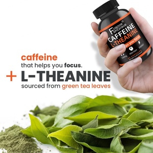 Nuevo Suplemento de Cafeína con 100 mg de L-Teanina, 60 Cápsulas, Favorece la Energía y la Concentración, Suplemento de Cafeína de Efecto Prolongado - Product Image 3