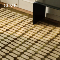 Nouveau design 2026 – Tapis moderne à motif à carreaux sur mesure pour salon et chambre à coucher