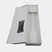 Boîte d'emballage en carton de luxe mat en gros pour extensions de cheveux de perruque rectangle noir de logo personnalisé avec motif imprimé