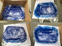 Tragbare PVC+POM-Badewanne mit Texturierter Fußwanne für Familien-Schwimmbecken, Einfache Bedienung, für Erwachsene und Kinder, Pool-Spa-Leiter