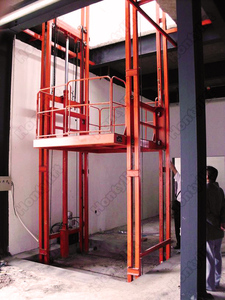 Hàng Hóa Thang Máy Thủy Lực Nền Tảng Thang Máy Dọc Đường Sắt Hướng Dẫn Nền Tảng Thang Máy - Product Image 3