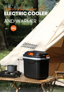 Glacière <span class=keywords><strong>et</strong></span> réchauffeur de voiture portable personnalisé en plastique grand format OEM 24L <span class=keywords><strong>12</strong></span> <span class=keywords><strong>volts</strong></span>, mini réfrigérateur de voiture - Product Image 4