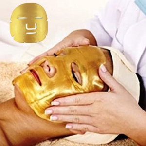 Bóc mặt nạ phù hợp với cơ thể Mặt nạ vàng OEM in ấn tấm tinh thể thảo dược Nữ Trà Cây Mặt nạ tấm màu xanh lá cây mẫu Kích thước - Product Image 2