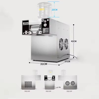 Machine à glace pilée automatique, broyeur de crème en flocons, appareil élégant pour la crème glacée