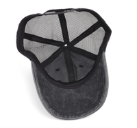 Casquettes personnalisées avec plaque de lumière lavée, casquette en maille respirante pour hommes et femmes, casquette de baseball, chapeaux de camionneur
