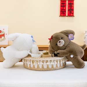 Beautiful and Cute Dog Bag Stuffed Animal Toy Super Soft Filled with PP Cotton Filled <b>Backpack</b> Super Soft Plush Toy for <b>Children</b> - Product Image 5