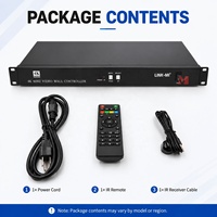 Controlador de Video Wall HDMI 4K60 3x4 con Entrada HDMI DP, Procesador de Video Wall 3x3, Admite Múltiples Diseños de Pantalla, RS232 IR