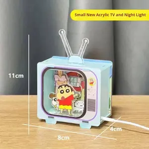 ไฟกลางคืนอะคริลิคขนาดเล็ก ไฟตั้งโต๊ะหอพัก ลายการ์ตูนอนิเมะ ใช้ในห้องนอน/โต๊ะทำงาน งานแฮนด์เมด DIY ของขวัญอะคริลิคสั่งทำ - Product Image 4