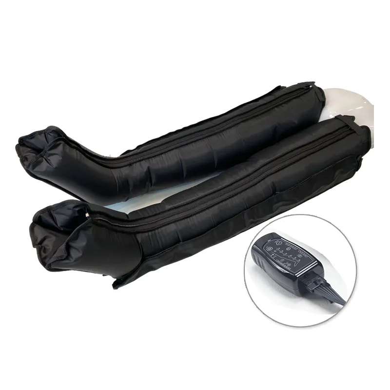 Le masseur de jambes à pression d'air personnalisé en usine, masseur de pieds à compression d'air portable pour la circulation et la relaxation