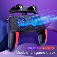 Ventilador de Refrigeración H10 para Gamepad PUBG, Gatillos L1R1, Joystick, Empuñadura, Batería Portátil, Banco de Energía para Smartphone