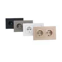 Prise murale industrielle, prise EU, 16A, IP22, 250V, 2 prises, haute qualité, pour usage domestique, commercial et hospitalier, prix de gros d'usine