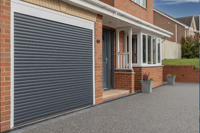 Portes de garage enroulables modernes en acier, électriques, à commande à distance, haute vitesse, anti-vent, anti-effraction, pour extérieur, Hanyu