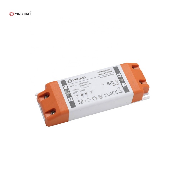 Yingjiao LED Driver Input 100-240V AC DC 20W Constant Voltage  LED Lighting Driver
