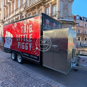 Carrito de Comida OEM 2025, Diseño y Color Personalizables, 4m 5m 6m, Carritos Móviles para Venta Ambulante de Helados, Pizza, Café, Aperitivos, Camión de Comida - Product Image 3